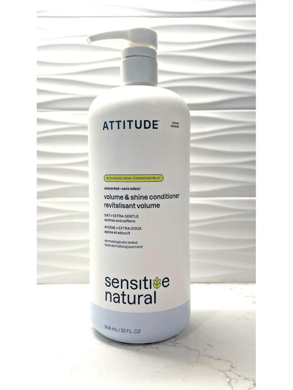Attitude Volume & Shine Conditioner Extra Gentle - 32 fl oz - NEW